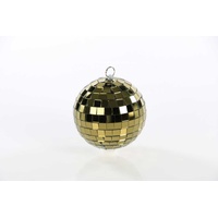 7even Spiegelkugel 10cm gold // Discokugel - Mirrorball 10cm