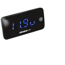 Spannungsmesser / Thermometer Slim NG blau