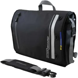 Overboard wasserdichte Messenger Bag Kurier Tasche 25, Farbe: Schwarz