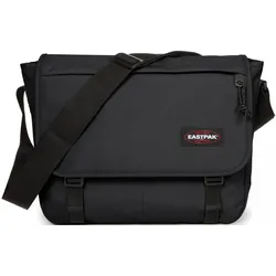 Messenger Bag EASTPAK "Delegate +", Damen, Gr. B/H/T: 39cm x 31cm x 13cm, schwarz, Polyester, Taschen, Umhängetasche Arbeitstasche Schultasche