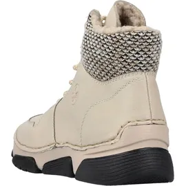 Rieker Damen Schnürstiefel Beige Gr.: 38