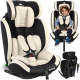 KIDIZ KIDIZ® Autokindersitz Triangle Premium Kindersitz Kinderautositz Autositz Sitzschale 9 kg - 36 kg 1-12 Jahre Gruppe 1/2/3 universal zugelassen nach ECE R129/03 mit Isofix