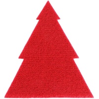 primaflor Primaflor-Ideen in Textil Platzset »Tannenbaum, Weihnachtsdeko rot«, (Set, 4 St.), rot