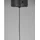 Nova Luce Giono 1-flg. 51 cm schwarz Acryl Aluminium