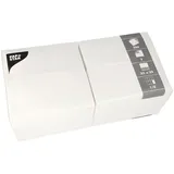 Papstar Servietten, 3-lagig 1/8-Falz 33 cm x 33 cm weiss