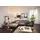 Musterring Eckcouch Leder 3-Sitzer Grau