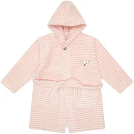 Steiff Bademantel in Rosa/Weiß - Gr.: 92