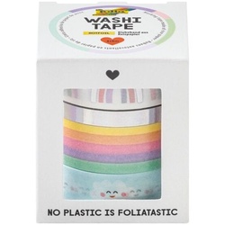 folia Washi Tape RAINBOW CLOUD 4 Rollen mehrfarbig, 1.5 cm