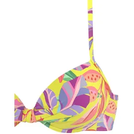 s.Oliver Bikini-Top Damen Gelb/Mehrfarbig 40 Cup D