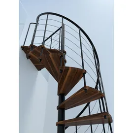 Minka Spindeltreppe Venezia Smart 38 305,5 cm Edelstahl/Holz/PVC/Stahl