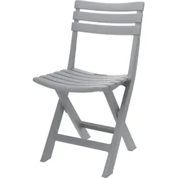 Gartenstuhl Stuhl Klappstuhl 78x44x42cm Grau Klappbar Sitzen Garten Balkon