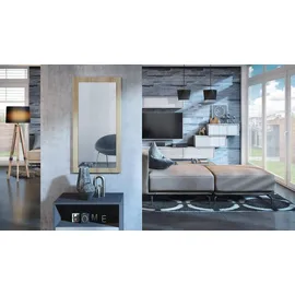 Vladon Spiegel, Eiche San Remo, Holzwerkstoff, Rechteckig, 89x45x2 cm)