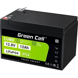 Green Cell LiFePO4 Spezial-Akku 12,8 V 12 Ah 1 St.
