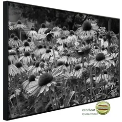 papermoon Infrarotheizung »EcoHeat - Blumen Schwarz + Weiss«, Matt-Effekt - bunt