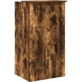vidaXL Empfangstheke Räuchereiche 55x50x103,5 cm Holzwerkstoff