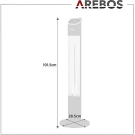 Arebos Terrassenheizstrahler Premium 2000W