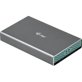 iTEC i-tec MySafe USB 3.0 / USB-C 3.1 Gen. 2, externes Gehäuse Festplattengehäuse, Grau