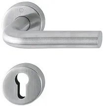 HOPPE Drückergarnitur Bonn E150/42H/42HKVS Edelstahl Weiß