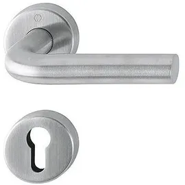HOPPE Drückergarnitur Bonn E150/42H/42HKVS Edelstahl Weiß
