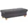 Home Affaire Hocker Lyla Luxus-Microfaser 131 x 42 x 61 cm Grau