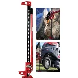 STREND PRO Farm Jack Hi-Lift Allzweckheber Zahnstangenheber 3 Ton 121cm | Hebevorrichtung Wagenheber | hebebühne Auto zubehör | Rasentraktor Zubehör | Autolift | Offroad zubehör Auto | kfz Lastenheber