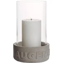 r√§der design Windlicht Augenblick Beton Grau