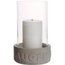 r√§der design Windlicht Augenblick Beton Grau