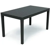 Mojawo Gartentisch 138 x 80 x 72 cm Anthrazit