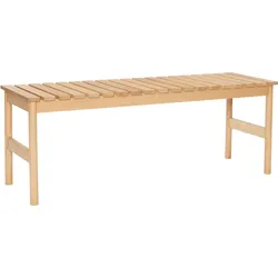 Row Bank 122 cm natürliche Eiche
