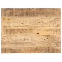 VidaXL Tischplatte Massivholz Mango 25-27 mm 80x60 cm