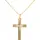 FIRETTI Kette mit Anhänger Schmuck Geschenk Gold 333 Halsschmuck Halskette Goldkette Venezianer gelb|goldfarben