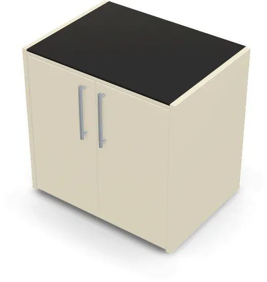 Brabura CT 90 Oven - Nero Zimbabwe / Perle Blanche / Silberner Griff