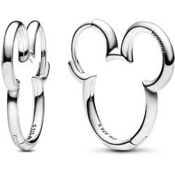 Pandora 293528C00 Damen-Creolen Disney Micky Maus Silhouette Silber