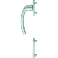 HOPPE HOPPE® Fenstertürgriff-Halbgarnitur Luxembourg 099/66N/66NS, außen, Aluminium, Farbe: weiß
