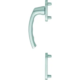 HOPPE HOPPE® Fenstertürgriff-Halbgarnitur Luxembourg 099/66N/66NS, außen, Aluminium, Farbe: weiß