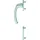 HOPPE HOPPE® Fenstertürgriff-Halbgarnitur Luxembourg 099/66N/66NS, außen, Aluminium, Farbe: weiß