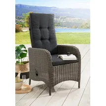 Destiny PALMA 2er Set, Polyrattan inkl. Auflage grau