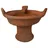 Marrakesch Orient & Mediterran Interior Tajine Stövchen Grill Sahara handgefertigt aus handgetöpfertem Ton