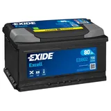 Exide EB802 Excell 12V 80Ah 700A Autobatterie