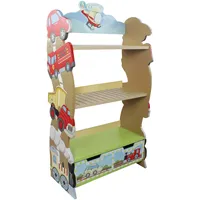 FANTASY FIELDS Kinderbücherregal Transportation Holz-Bücherregal  mehrfarbig