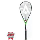 Karakal Squashschläger Core 110g/kopflastig 2025 schwarz/grün - besaitet -