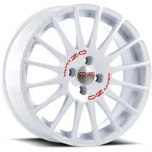 OZ Superturismo WRC 6,0 x 14 4 x 108 ET15 Weiß/Rot