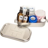 LILA LOVES IT First Aid Box - Verbandskasten mit Balsam und Silberspray, Verbandsmaterial, Wundkompresse und Heftpflaster-Rolle, FIRST AID von