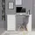 ML-Design Schreibtisch Weiß, Stauraum, 3 Ablageflächen Arbeitstisch Bürotisch Computertisch Laptoptisch PC Tisch, für Heim/büro