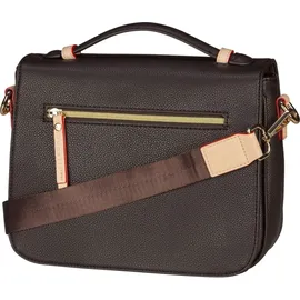 Bugatti Ella Classic Bag für Damen, Umhängetasche aus Kunstleder, Henkeltasche, braun