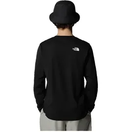 The North Face Simple Dome Langarm-t-shirt - TNF Black - M