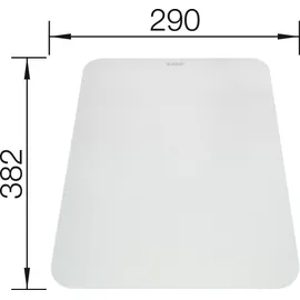 Blanco Schneidauflage Kunststoff 1 29 x 38 cm Weiß