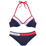 KANGAROOS Bügel-Bikini Damen marine, Gr.36 Cup E,