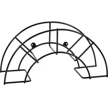 Sauvic Schlauchhalter 46,5x24x16,5 cm Schwarz