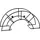 Sauvic Schlauchhalter 46,5x24x16,5 cm Schwarz